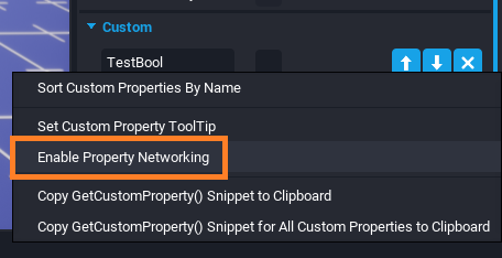 Enable Property Networking