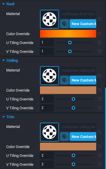 Roof Properties